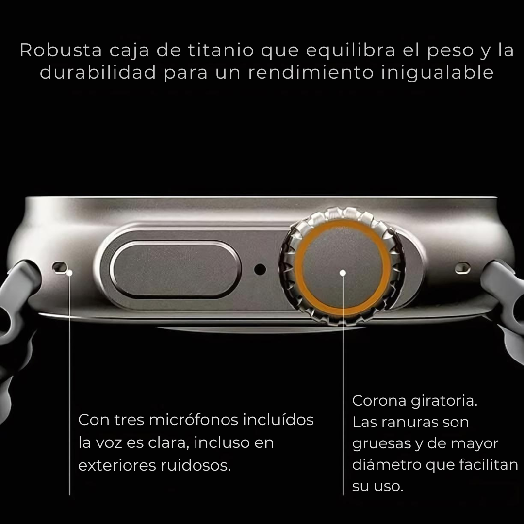 Reloj Smartwatch Ultra + 2 Correas Gratis