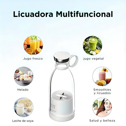 Mini Licuadora Vaso + ¡Ebook Recetario Gratis!